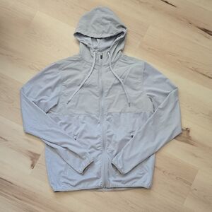 Vuori Men's Sunday Element Track Jacket, Grey, Size Medium